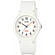 Casio Collection Armbanduhr mit Resinband weiss LQ-24B-7BEF