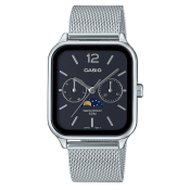 Casio Timless Collection Armbanduhr Milanaiseband Mondphase MTP-M305M-1AVER