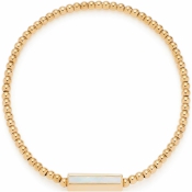 CIAO! BY LEONARDO Armband Pilea Edelstahl goldfarben Gravurfl&auml;che 023256