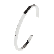 Ernstes Design Armspange Edelstahl poliert 4 mm A577.MI