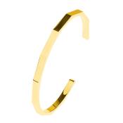 Ernstes Design Armspange Edelstahl poliert IP goldfarben 4 mm A578.GR