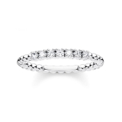 Thomas Sabo Ring mit wei&szlig;en Zirkonias Silber 925 Gr. 58 TR2323-051-14-58