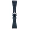 Tissot PRX Lederband blau mit silberfarbener Schließe 27 mm für 40 mm Gehäuse
