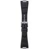Tissot PRX Lederband schwarz mit silberfarbener Schließe 27 mm für 40 mm Gehäuse