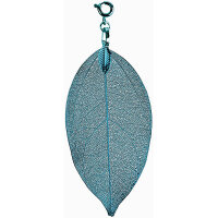 blumenkind Blatt-Anhänger lagunenblau M BL03MLB