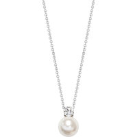 Silver Trends Halskette *Fashion Pearl* Zirkonia Perle...