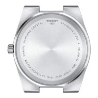 Tissot Armbanduhr PRX 40 mm silberfarben rot mit...